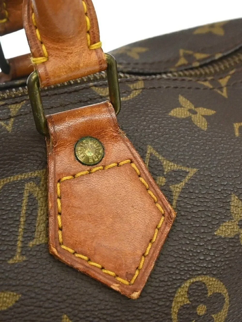 Best05 LOUIS VUITTON SPEEDY 35 HANDBAG MONOGRAM CANVAS